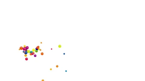 Dynamic brightly colored 3.7 percent icon Stock Footage 70435393