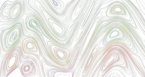 Dynamic brushed silk strands flowing in a marbled pattern Stock Illustration
