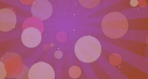 Dynamic burst of glowing circles Stock Illustration