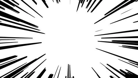 Dynamic burst of lines creates a dramatic sense of movement Illustrazione stock