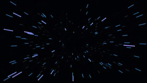 Dynamic burst of vibrant cosmic glitter and light particles explosion in da.. Stock Footage 341056065