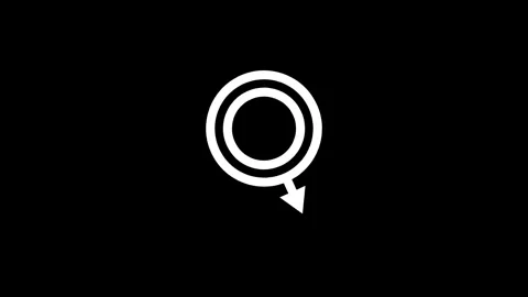 Dynamic Business Arrow Chart Icon Animation. Stock Footage 286145455