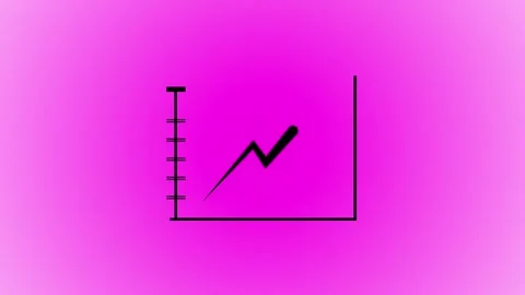 Dynamic Business Arrow Chart Icon Animation – Growth &amp; Success Visual. Stock Footage 286145511