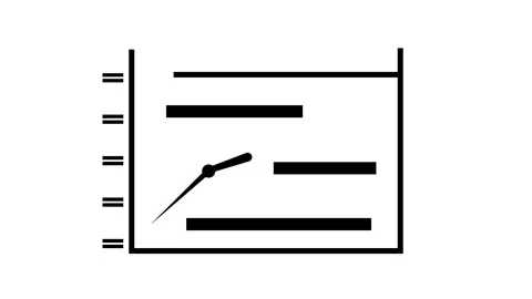 Dynamic Business Arrow Chart Icon Animation – Growth &amp; Success Visual. Stock Footage 286145583