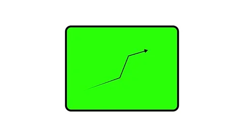 Dynamic Business Arrow Icon Animation – Growth &amp; Success Visual. Stock Footage 286145574