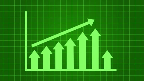 Dynamic Business Bar Graph Animation Showing Financial Growth and Market Tr.. 库存影片 310201522