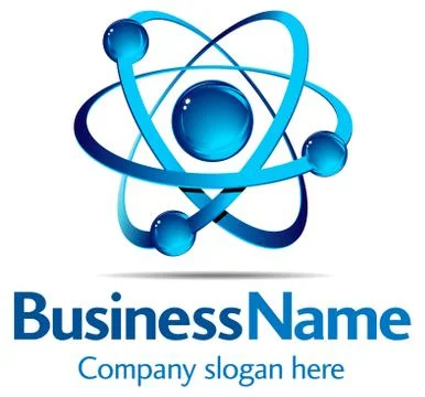 Dynamic Business Logo Stock Illustration