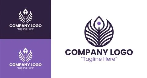 Dynamic Business Logo Stock Illustration