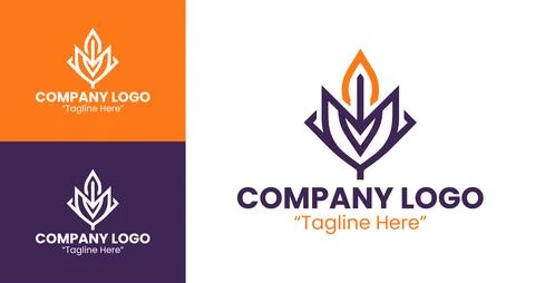 Dynamic Business Logo Stock Illustration
