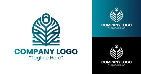 Dynamic Business Logo Stock Illustration