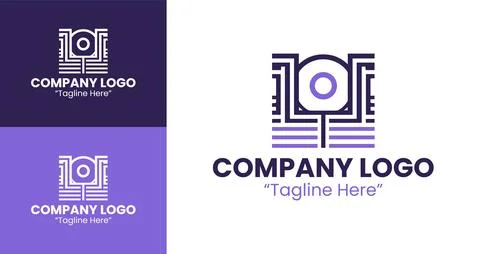 Dynamic Business Logo Stock Illustration