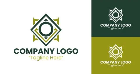 Dynamic Business Logo Stock Illustration