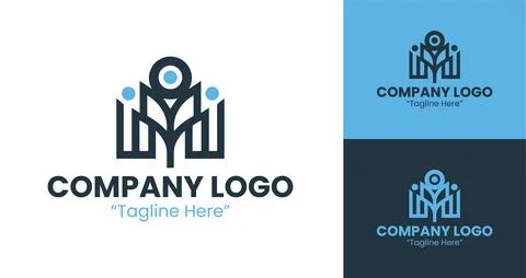 Dynamic Business Logo Ilustração Stock