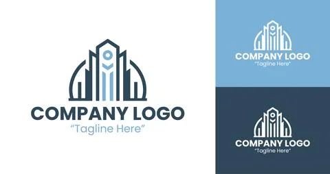 Dynamic Business Logo Stock Illustration