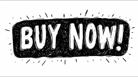 Dynamic "buy now" animation with energetic motion effects Stock Footage 319155247