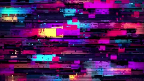 Dynamic Camouflage of Shards Video stock 308239932