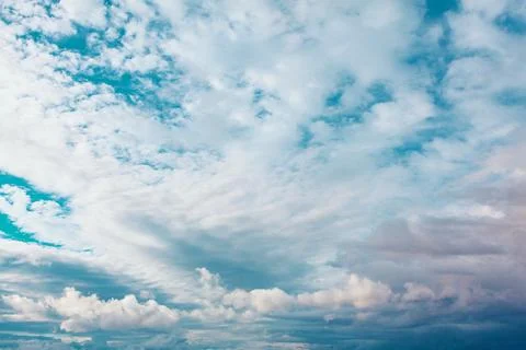 Dynamic canvas of cloud formations Stock Photos