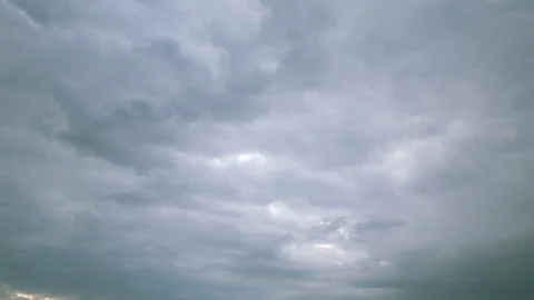 A dynamic, captivating cloudy sky showcasing varying elements of light and textu Stock Footage 318926356