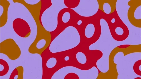 Dynamic cartoon background with pop art stains spots and dots Stock Footage 315245439
