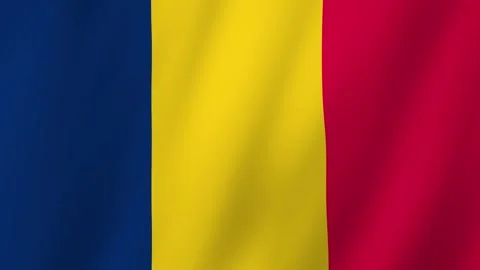 Dynamic Chad Flag Waving 4K Video Vídeos de archivo 277123452