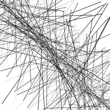 Dynamic chaotic lines abstract black and white texture / pattern 스톡 일러스트