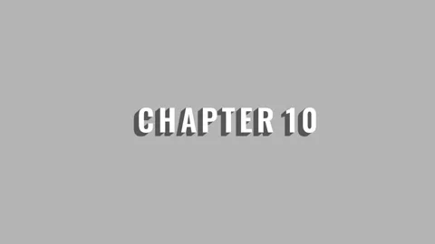 Dynamic Chapter 10 Reveal Animation - Playful gray Typography with Shadow Stock Footage 297959093