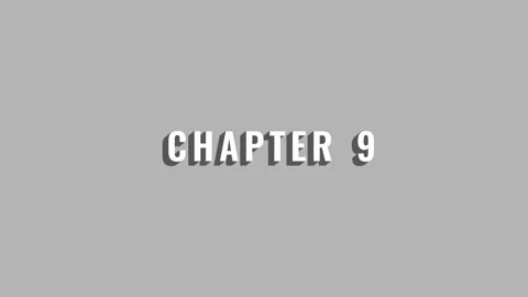 Dynamic Chapter 9 Reveal Animation - Playful gray Typography with Shadow Stock Footage 297959090