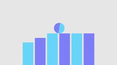 Dynamic chart with moving circle. Stock Footage 262223494