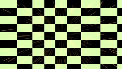 Dynamic checkered grid background template, abstract black and white motion.. Stock Footage 336766962