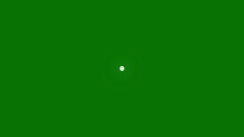 Dynamic Circle Line Burst Firework Explosion on Green Screen 4K UHD Loop Video stock 337426928