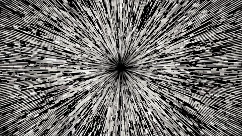 Dynamic Circular Grey Streaks Loop Background. Stock Footage 274014030
