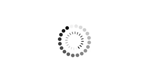 Dynamic Circular Loading Animation Icon 库存影片 331609404