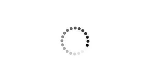 Dynamic Circular Loading Indicator Animation Design Stock Footage 331609381