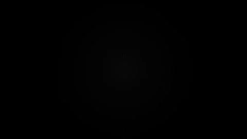 Dynamic Circular Motion of Glowing Green Abstract Patterns Against a Dark B.. Stock Footage 328897066