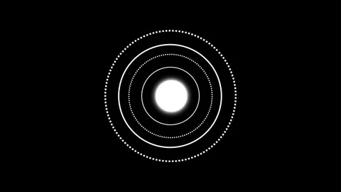 Dynamic Circular Network Animation Stock Footage 304404925