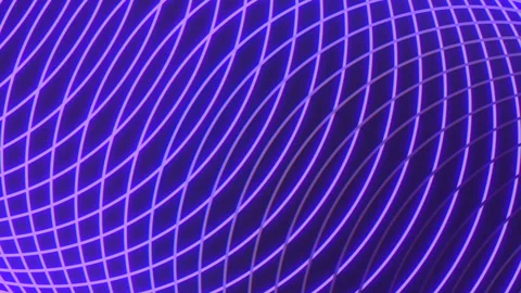 Dynamic circular wave pattern in purple and blue Stock Footage 317333172