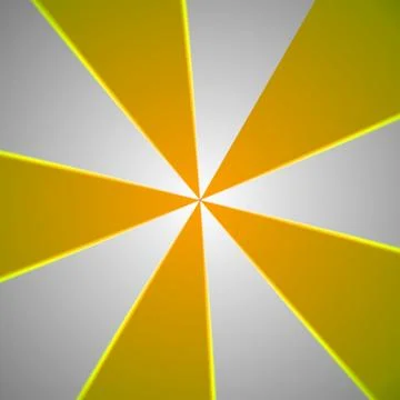 Dynamic circular yellow neon gradient abstract background Stock Illustration