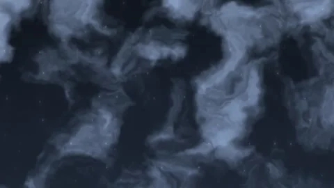 Dynamic cloud movements in a night sky with stars Stock Footage 338286905