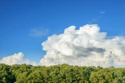 Dynamic cloudy sky Stock Photos