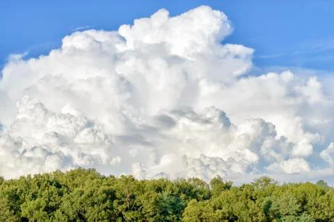 Dynamic cloudy sky Stock Photos