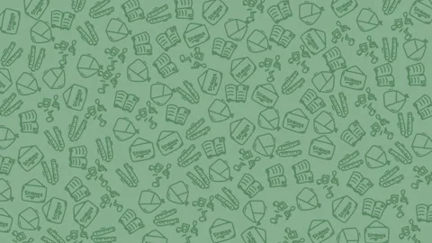 Dynamic collection of animated educational video scenes with diverse icons Stock Footage 321639768