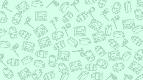 Dynamic collection of miscellaneous objects including electronic gadgets an.. Stock Footage 320336650