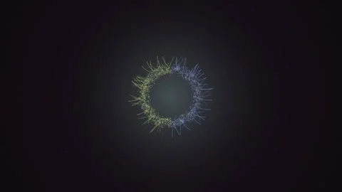 Dynamic color blend creates an abstract, futuristic visual effect Stock Footage 326992320