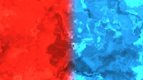 Dynamic color blend creates a fiery, abstract visual effect Stock Footage 325772387