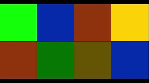 Dynamic Color Blocks Grid Animation on Black Background Video stock 337460785