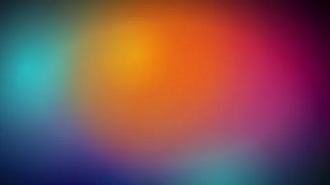 Dynamic color gradient with bright cyan orange and magenta hues on a dark b.. 動画素材 336365097