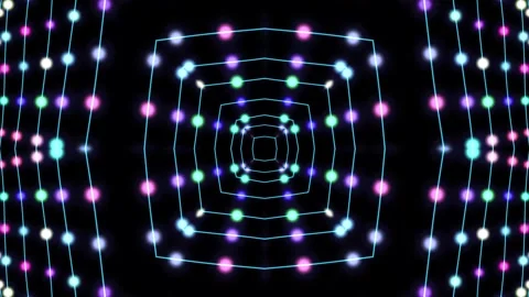 Dynamic Color Gradient Wave VJ Loop 3 Stock Footage 338169882