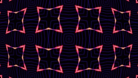 Dynamic Color Gradient Wave VJ Loop 9 Stock Footage 338169889