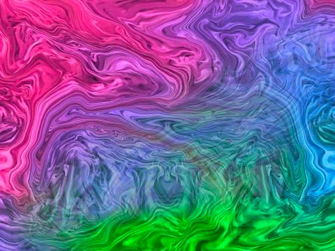 Dynamic color patterns. Abstract background. 库存插图
