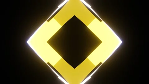 Dynamic colorchanging arrows flow across reflective surface Stock Footage 329554522